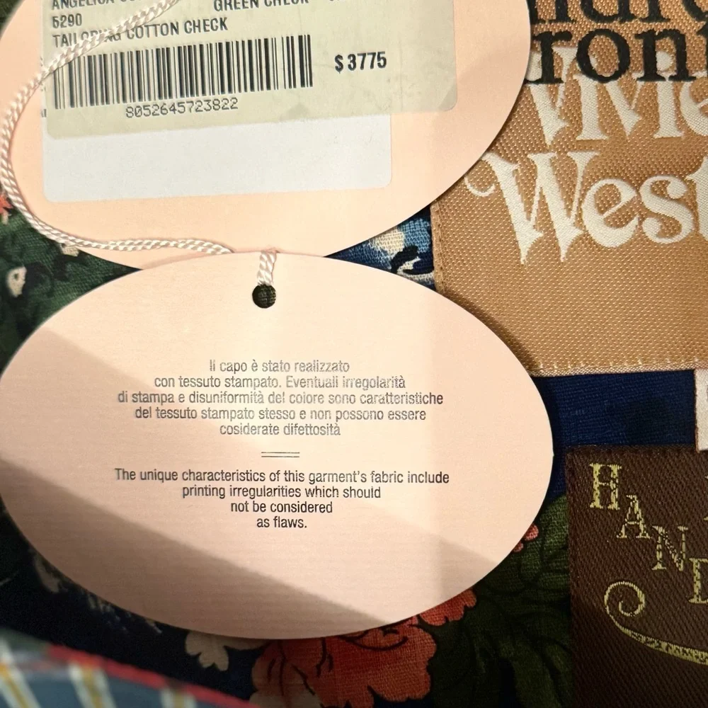 Vivienne Westwood Plaid Corset Blouse - Picture 11 of 12